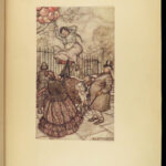 1912 Peter Pan JM Barrie Arthur Rackham COLOR Illustrated ART Kensington Gardens