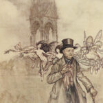 1912 Peter Pan JM Barrie Arthur Rackham COLOR Illustrated ART Kensington Gardens