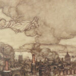 1912 Peter Pan JM Barrie Arthur Rackham COLOR Illustrated ART Kensington Gardens