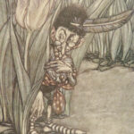 1912 Peter Pan JM Barrie Arthur Rackham COLOR Illustrated ART Kensington Gardens