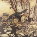 1912 Peter Pan JM Barrie Arthur Rackham COLOR Illustrated ART Kensington Gardens