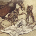 1912 Peter Pan JM Barrie Arthur Rackham COLOR Illustrated ART Kensington Gardens