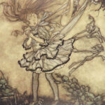 1912 Peter Pan JM Barrie Arthur Rackham COLOR Illustrated ART Kensington Gardens