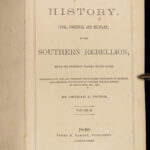 1863 CONFEDERATE History 1st ed Southern Rebellion Political Military CIVIL WAR