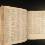 1870 HUGE Holy BIBLE Hartford Connecticut Family King James KJV RARE Folio Art