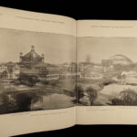1894 World’s Fair 1ed Illustrated from Chicago Columbian Exposition Album HUGE 2v
