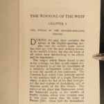 1900 Theodore Roosevelt Works Winning the West Wilderness Hunter Hunting 13v