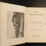 1900 Theodore Roosevelt Works Winning the West Wilderness Hunter Hunting 13v