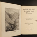 1900 Theodore Roosevelt Works Winning the West Wilderness Hunter Hunting 13v