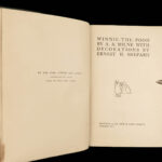 1926 Winnie the Pooh TRUE 1st ed AA Milne Illustrated Children’s Literature