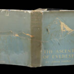 1953 DOUBLE SIGNED 1ed Ascent of EVEREST by John Hunt G. Band Himalayas Hillary