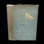 1953 DOUBLE SIGNED 1ed Ascent of EVEREST by John Hunt G. Band Himalayas Hillary