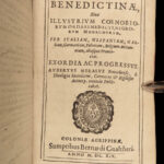 1614 Monastic Orders & Rules 1ed Le Mire Augustinian Benedictine Monks 3in1 RARE