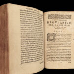 1614 Monastic Orders & Rules 1ed Le Mire Augustinian Benedictine Monks 3in1 RARE