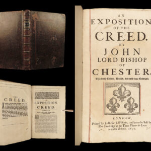 1692 Apostle’s Creed Anglican Church England John Pearson Bible FOLIO Theology