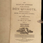 1810 Don Quixote Cervantes Chivalry English Smollett Translation Illustrated 4v