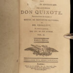 1810 Don Quixote Cervantes Chivalry English Smollett Translation Illustrated 4v