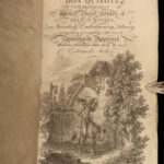 1810 Don Quixote Cervantes Chivalry English Smollett Translation Illustrated 4v
