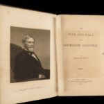 1881 CONFEDERATE 1ed Rise Fall Confederacy Jefferson Davis Slavery Civil War CSA