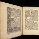 1885 Biblia Pauperum John Wycliffe BIBLE New Testament Illustrated Vellum Ltd ed