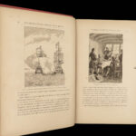 1885 Jules Verne Great Navigators of 18th-cen Astronomy Capt Cook Voyages Hetzel