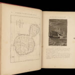 1885 Jules Verne Great Navigators of 18th-cen Astronomy Capt Cook Voyages Hetzel
