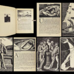 1930 Moby Dick Rockwell Kent ART 1ed Herman Melville Whaling Voyage Illustrated