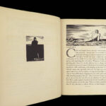 1930 Moby Dick Rockwell Kent ART 1ed Herman Melville Whaling Voyage Illustrated