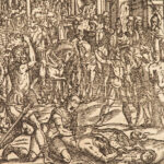 1580 PLUTARCH Parallel Lives Alexander Great Vellum FOLIO 60 Renaissance Woodcut
