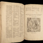 1580 PLUTARCH Parallel Lives Alexander Great Vellum FOLIO 60 Renaissance Woodcut