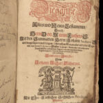1682 ENORMOUS Martin Luther BIBLE German Biblia RARE Illustrated 226 WOODCUTS
