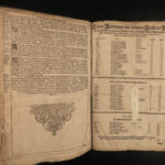 1682 ENORMOUS Martin Luther BIBLE German Biblia RARE Illustrated 226 WOODCUTS