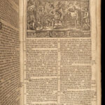 1682 ENORMOUS Martin Luther BIBLE German Biblia RARE Illustrated 226 WOODCUTS