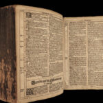 1682 ENORMOUS Martin Luther BIBLE German Biblia RARE Illustrated 226 WOODCUTS