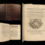 1689 MARTYRS Benedictine Ruinart Acta Martyrum Polycarp Fabian Cyprian Catholic