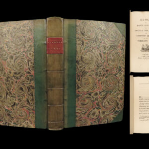 1800 FAMOUS 1ed Fabroni on DANTE Poliziano Ariosto & Tasso Italian Poetry RARE