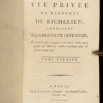 1791 PROVENANCE 1ed Marshal Richelieu SIGNED Seven Years War Austrian Succession