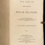 1853 Duke of Wellington Wellesley War Napoleon Stocqueler MAPS City Views RARE