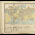 1871 German ATLAS Lange 44 MAPS America Asia Germany Africa Europe