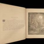 1880 Gustave Doré BIBLE Gallery Illustrated Art FOLIO Angels Demons Heaven Hell
