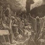1880 Gustave Doré BIBLE Gallery Illustrated Art FOLIO Angels Demons Heaven Hell