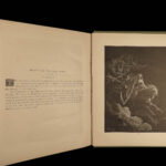 1880 Gustave Doré BIBLE Gallery Illustrated Art FOLIO Angels Demons Heaven Hell