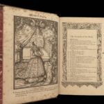 1863 EXQUISITE Common Prayer BIBLE Woodcut Queen Elizabeth Macabre Durer Holbein