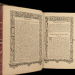1863 EXQUISITE Common Prayer BIBLE Woodcut Queen Elizabeth Macabre Durer Holbein