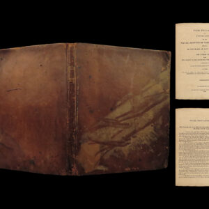 1818 US NAVY Rules Regulations Crowninshield USS PEACOCK Provenance Pirates WOW