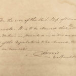 1818 US NAVY Rules Regulations Crowninshield USS PEACOCK Provenance Pirates WOW