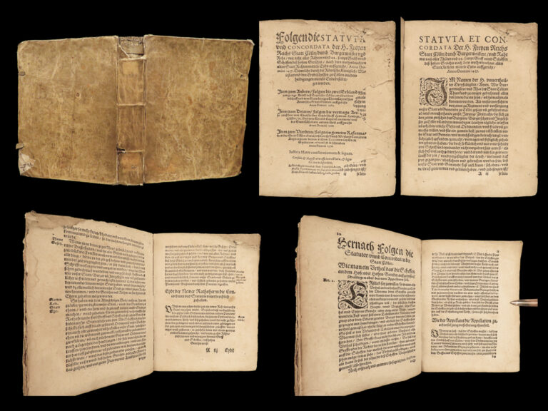 Image of 1582 COLOGNE 1ed Medieval City of Holy Roman Empire Folgen die Statuta Betzdorp