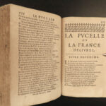 1657 Joan of ARC Pucelle French Hundred Years War Chapelain Jean D’Arc FAMOUS