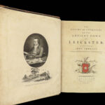 1791 Leicester 1ed History of England Cathedrals Architecture King John Throsby