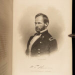 1865 Ulysses S Grant + General Sherman Civil War Union Army MILITARY 1ed MAPS